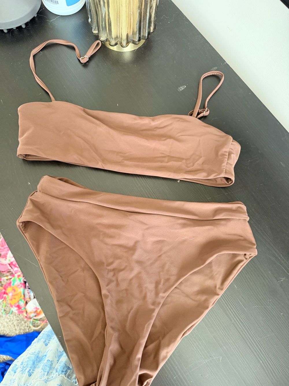 Brown swimsuit